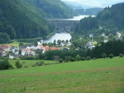 Blick auf den Ferienort Helminghausen