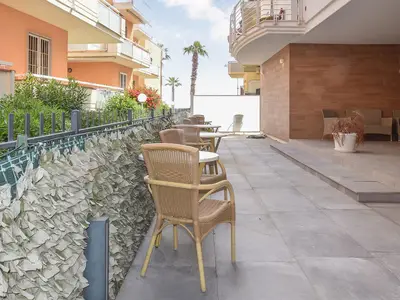 outside