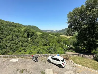 outside