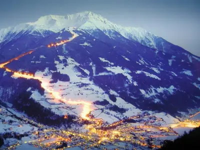 Direkte Umgebung des Objekts. Blick auf das winterliche Matrei