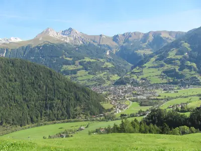 Aussicht auf Matrei im Sommer