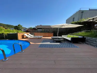 Pool des Ferienhauses