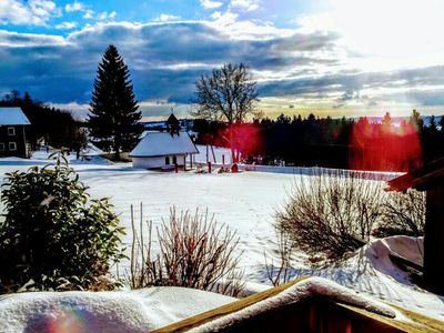 Blick Balkon „Lusen“