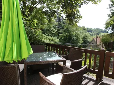 Terrasse. Balkonterrasse