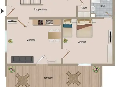 Ferienwohnung für 5 Personen (48 m²) in Zillertal 2/10