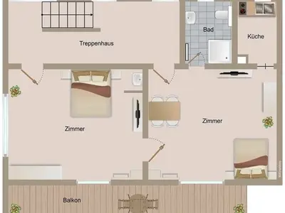 Ferienwohnung für 4 Personen (48 m²) in Zillertal 2/10