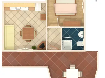 Ferienwohnung für 4 Personen (36 m²) in Medulin 1/10