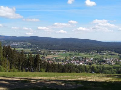 Blick in das Fichtelgebirge