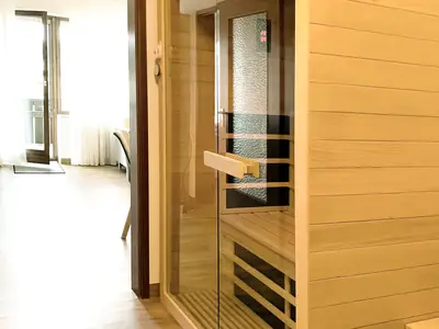 Die Sauna ist in der Wohnung nur für die Gäste