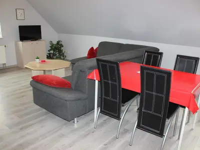 Ferienwohnung Prilop Kombinierter Wohn- Schlafraum