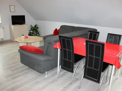 Ferienwohnung Prilop Wohnzimmer