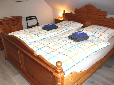 Ferienwohnung Prilop Schlafraum 1 Doppelbett