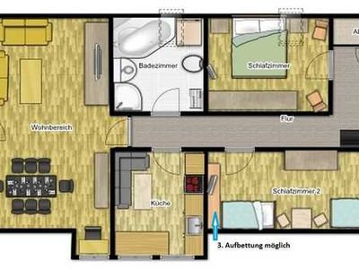 Ferienwohnung für 6 Personen (89 m²) in Meiningen 6/10