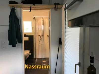 Badezimmer inklusive Wäsche