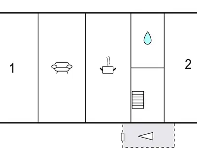Ferienwohnung für 4 Personen (66 m²) in Meisburg 1/10