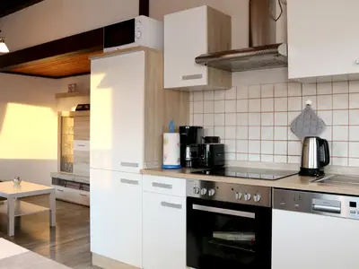 Küchenzeile - Ferienhaus Henneseeblick