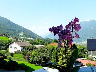 Terrassenausblick Appartement Gletscherblick