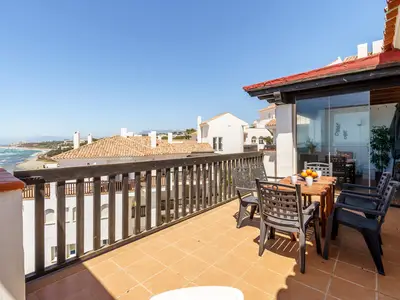 Überdachte Terrasse auch im Winter zu genießen