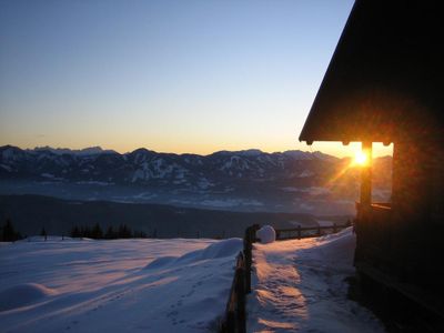 Almhütte Winter