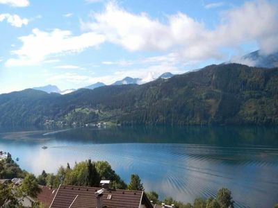 Der Blick auf das Südufer des Millstätter Sees.