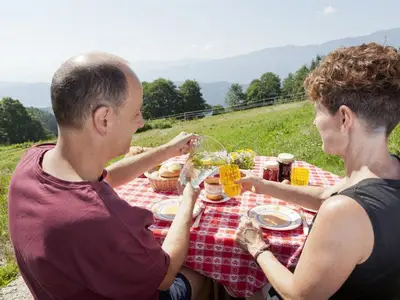 Auch die Eltern lassen es sich gut gehen