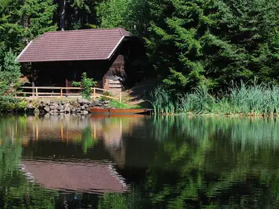 klieberteich mit hütte  Foto Ippisch