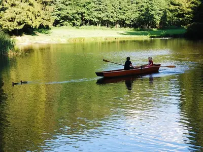 ruderboot am klieberteich  Foto Ippisch