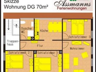 Ferienwohnung für 6 Personen (70 m²) in Miltenberg 8/8