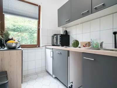 Küchenzeile Ferienwohnung am Strand