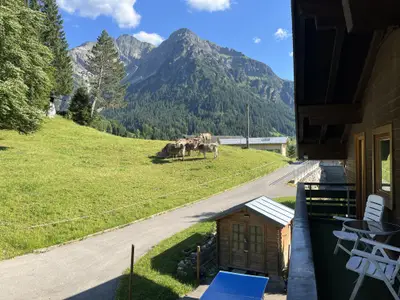 Aussicht von Balkon Sommer