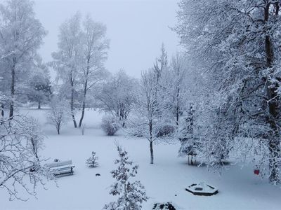 Blick in den Park von Heilbad Burgwies