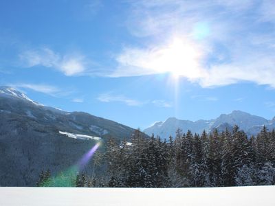 Blick vom Balkon