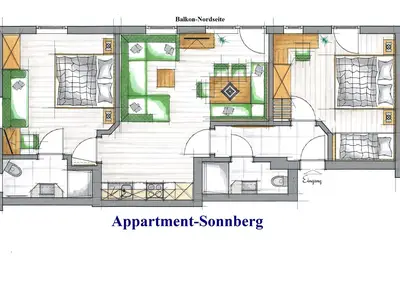 Ferienwohnung für 6 Personen (70 m²) in Mittersill 3/10
