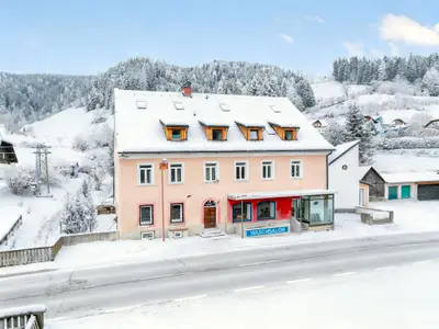 Außenseite Ferienhaus [Winter]