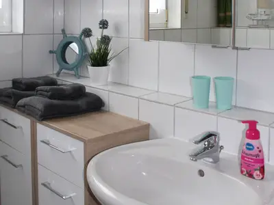 Badezimmer Ferienwohnung "Am Seeufer I"