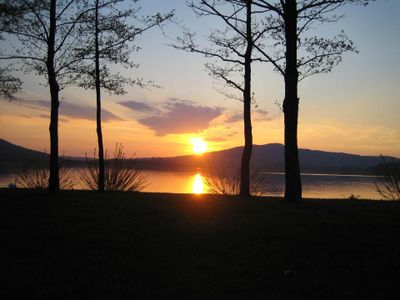 Sonnenuntergang am See