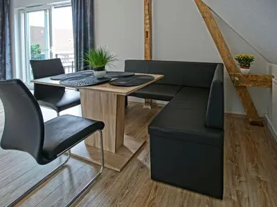 Essbereich. Essbereich mit Sitzecke