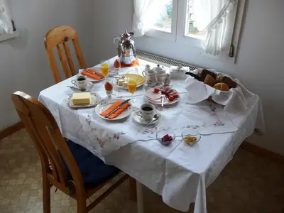Nähkiste Frühstückstisch
