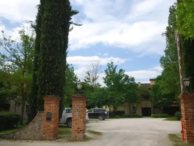 outside