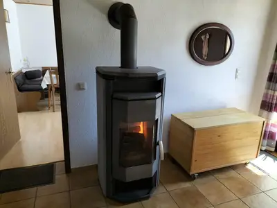 Diele mit Kaminofen