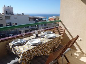 Terrasse mit Meerblick, sehr nahe am Strand 