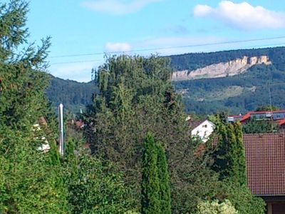 Blick auf den Dreifürstenstein (Schwäbische Alb)