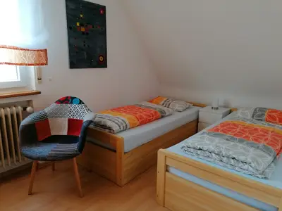 BEDROOM, INSIDE, OUTSIDE