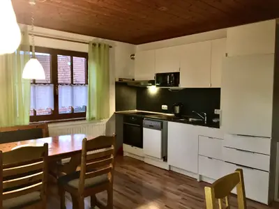 Küche und Essbereich