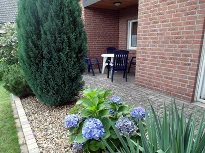 Ferienwohnung Puhl Terrasse
