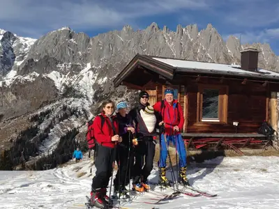 Familien-Schitour zum HJochkeil