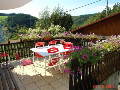 Terrasse vor dem Hauseingang