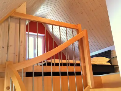 Treppe zur Schlafgalerie