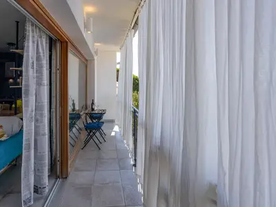 outside
