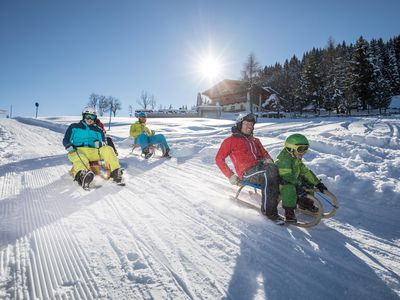Rodeln am Schatzberg Winter Ski Juwel Alpbachtal W